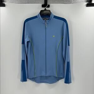 Pearl Izumi Women's Long Sleeve Full Zip Cycling Jacket - Blue - Medium